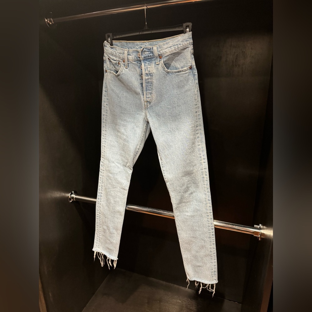 Levi 501 med rise jeans